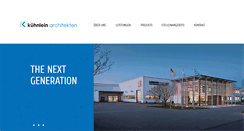 Desktop Screenshot of kuehnlein-architekten.de