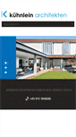 Mobile Screenshot of kuehnlein-architekten.de